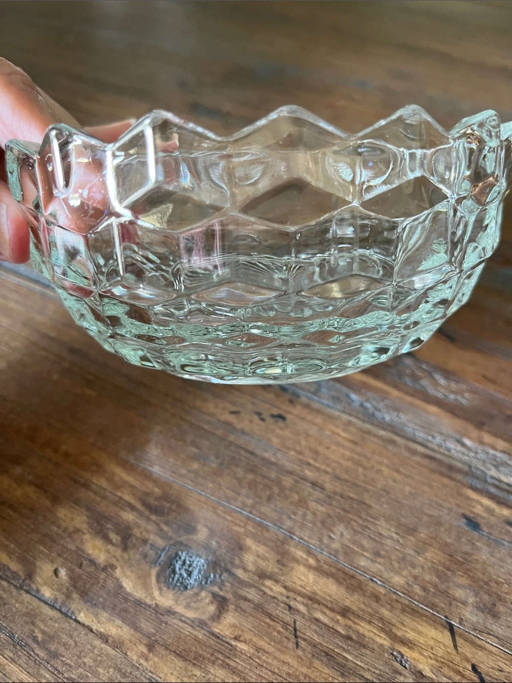 Vintage Homco Clear Cubist Fairy Lamb Bottom Only - Picture 2 of 6